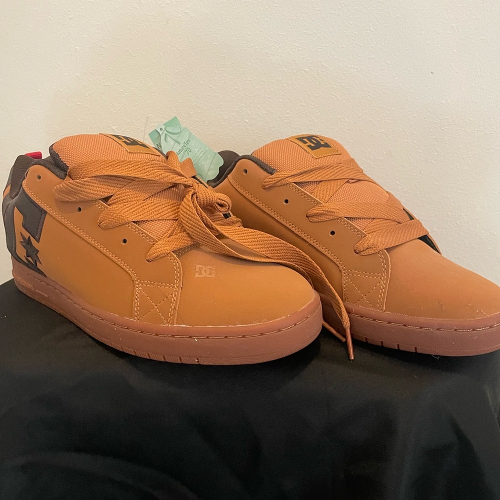 DC Burnt Orange Sneakers